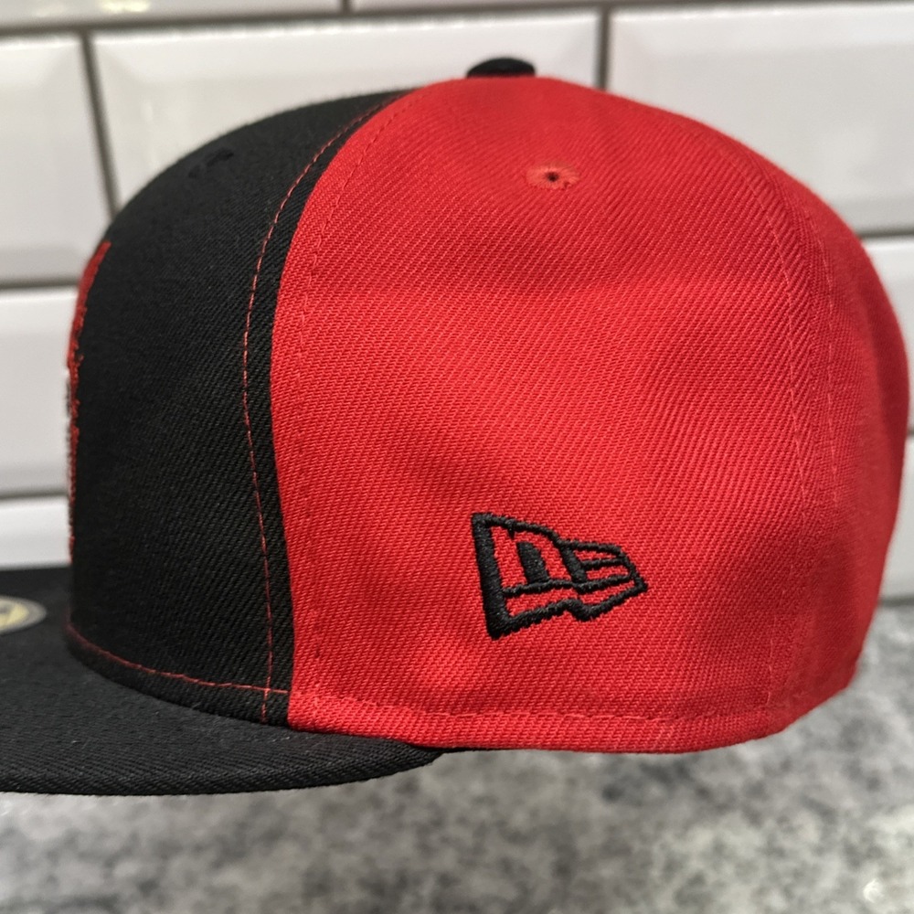 New Era WWE NXT "Finn Balor" The Demon‎ 59FIFTY Trucker Snapback Hat 7-1/8 RARE - Picture 8 of 11